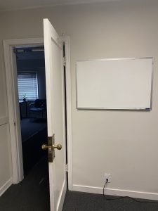 junk removal office door
